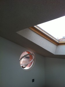 internal roof with Velux