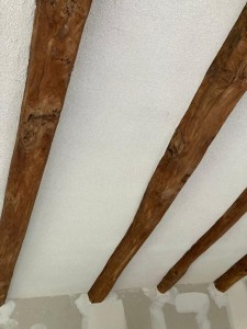 roof with timbers